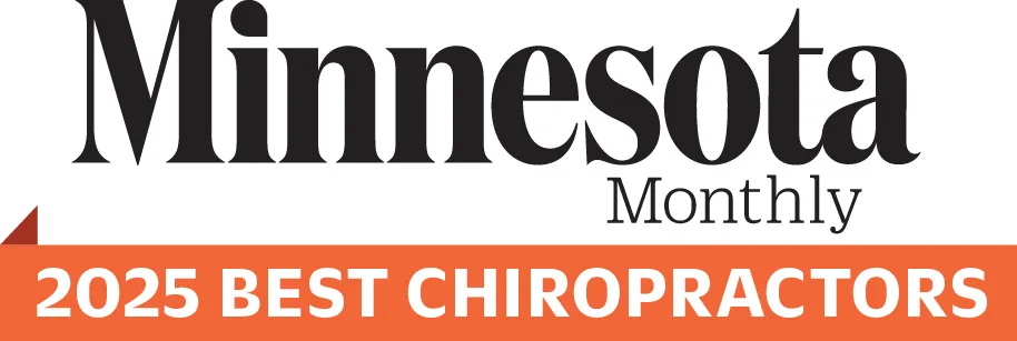 Minnesota Monthly 2025 Best Chiropractors award badge